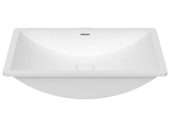 Porcelanosa SLIDE Slide B822 - 55x35 cm: Solid Surface Wastafels  